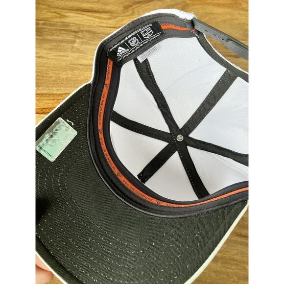 LA Kings SnapBack White Mesh ADIDAS Hat NHL PRO Collection Embroidered Cap - Picture 4 of 4